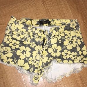 Floral print shorts